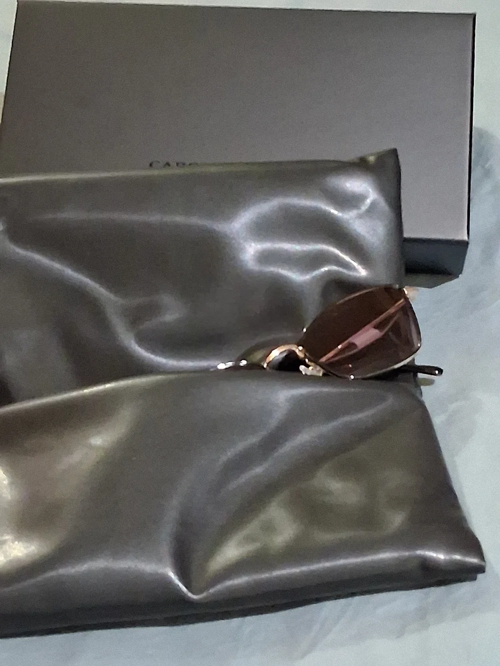Carolina Lemke Berlin Women's Brown Cat-Eye Sunglasses